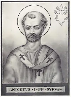 Anicetus, Bishop of Rome (154-166), Print