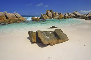 Deserted Beach Seychelles Prints: Anse Marron or La Source Marron