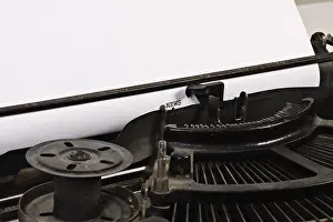 Close Up Typewriter Prints: Antique typewriter