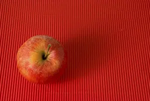 Red Fruit Nutrition Prints: Apple