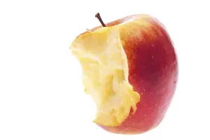 Studio Shot Fruit Photography Prints: Apple, bitten into