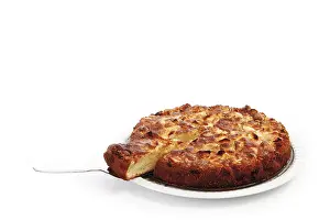 Apple Pie Slice Prints: Apple pie, slice on a pie server