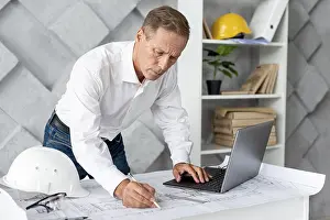 Computer Generated Images Prints: Architect doing new project