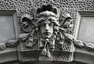 Old Building Structure Prints: Architectural detail