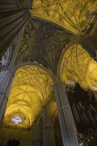 Church Interior Photography Prints: Architectural details on ceiling