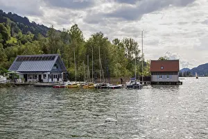 Allgau Bavaria Germany Prints: ArealBootshauser in Buhl