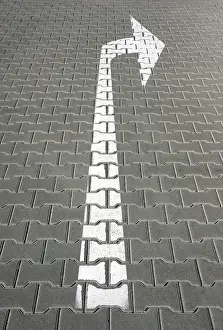Deserted Highway Prints: Arrow