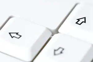 Close Up Keyboard Prints: Arrows on a keyboard
