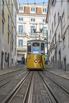 Portugal Street Scene Prints: Ascensor da Bica, Bica Funicular
