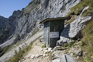 Southern Germany Landscape Images Prints: Assembly point in front of Schellenberg Ice Cave