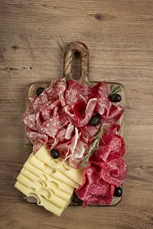 Breakfast Snack Ideas Prints: Assorted meat, appetizer, prosciutto