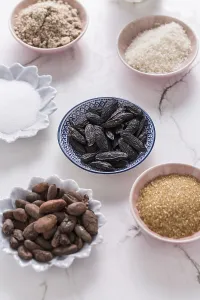 Baking Ingredients Prints: Assortment of flagrant baking ingredients