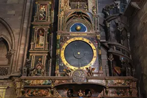 France Travel Photography Prints: Astronomical clock, Munster