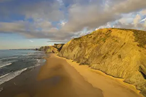Portugal Coastline Prints: Atlantic Ocean waves at coastline