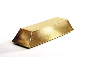 Precious Metal Prints: Authentic gold bar