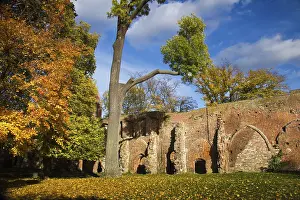 Historic Monastery Complex Europe Prints: Autumn in the monastery