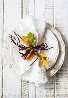 Autumn Table Setting Prints: Autumn table setting