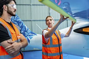 Aviation Industry Worker Prints: Aviation maintenance technicians