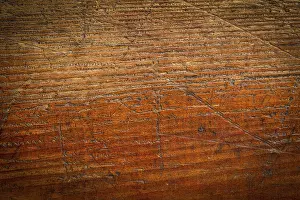 Full Frame Background Image Prints: Background texture of grained, scratched