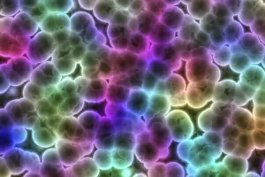 Viral Infection Prints: Bacterial background