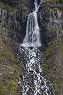 North Iceland Landscapes Prints: Baejararfoss waterfall