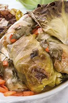 Baked Cabbage Rolls Prints: Baked cabbage rolls
