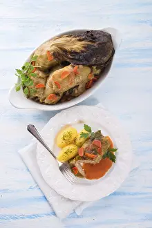 Eastern European Cuisine Prints: Baked cabbage rolls