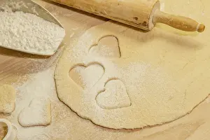 Full Frame Food Image Prints: Baking cookies