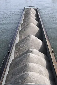 Images Dated 19th March 2024: Barge with Sand Print