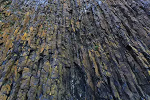 Volcanic Rock Texture Prints: Basalt columns in Stykkisholmur