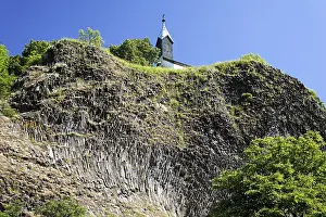 Volcanic Rock Formation Europe Prints: Basalt rocks in Parkstein, Upper Palatinate