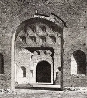 Ruined Church Building Europe Prints: The Basilica of Maxentius and Constantine