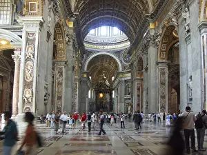 Rome Church Architecture Prints: Basilica st.Peter