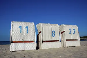 Baltic Sea Beaches Prints: Beach chairs