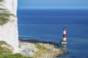 Steep Cliff Landscape Photo Prints: Beachy Head Lighthouse, Beachy Head Cliffs