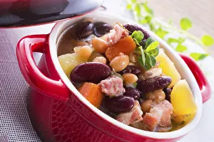 Vegetarian Meal Prints: Beans soup
