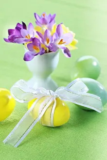 First Day Of Spring Bloomers Prints: Beautiful Crocuses for Easter and eggs