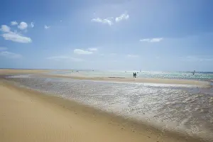 Southern Europe Coast Prints: Beautiful lagoon on Risco beach
