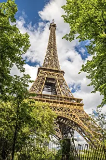 Western Europe Landmarks Prints: Beautiful scenes around eiffel tower in paris
