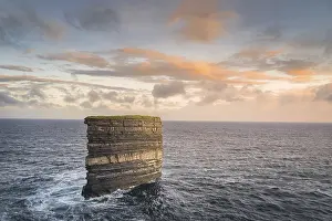 Downpatrick Head Ireland Prints: Beautiful sea stack Downpatrick Head