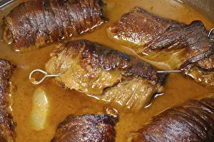 Meat Dish Photography Prints: Beef rolls