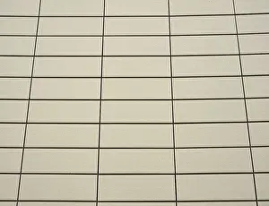 Images Dated 6th February 2024: Beige Tiled Wall Background Print