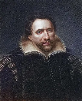 Ben Jonson Portrait Prints: Ben Jonson, alias Benjamin Jonson