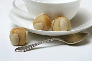Germany's Traditional Christmas Sweets Prints: Bethmannchen with coffee cup