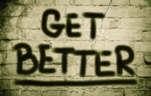 Economic Crisis Concept Prints: Get Better Concept