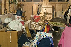 Indoor Still Life Photography Prints: Big attic mess