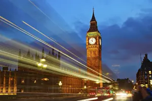 Prints of Big Ben Clock Tower in London England Palace Prints: Big Ben Clock Tower London Print