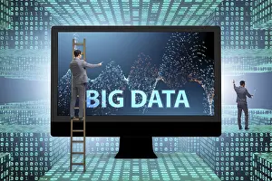 Computer Science Research Prints: Big data concept with data mining analyst