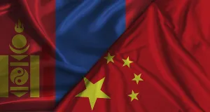 Prints of Bilateral relations between Mongolia and China. Flag of Mongolia and China Related Prints: Bilateral Relations between Mongolia and China Print