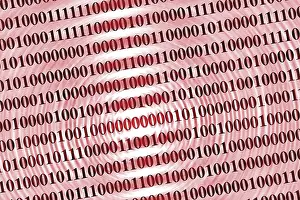 Full Frame Background Prints: Binary code